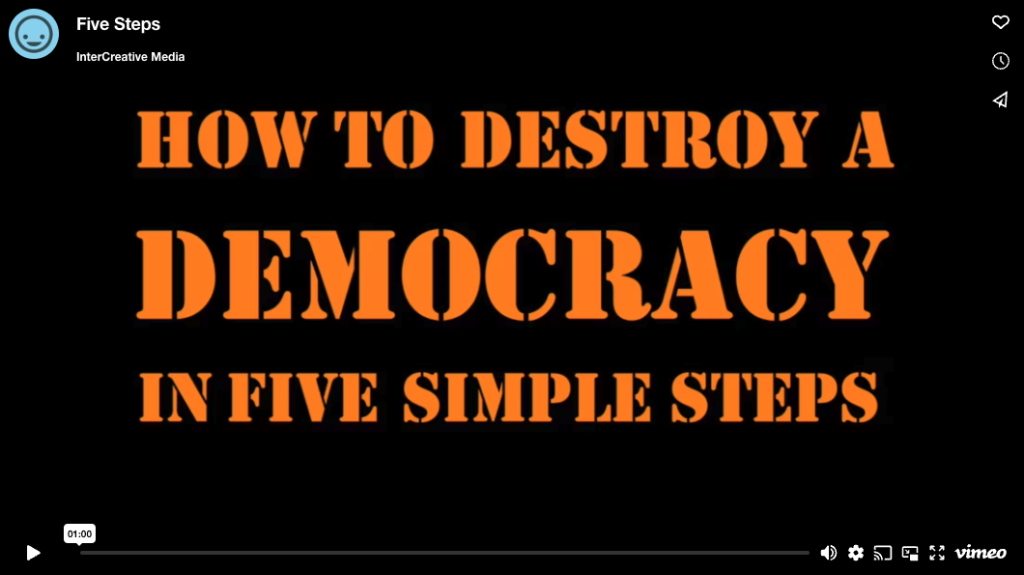 How to Destroy a Democracy